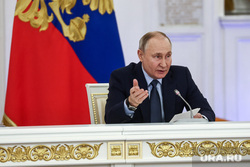 Владимир Путин на Госсовете в Кремле. Москва, путин владимир