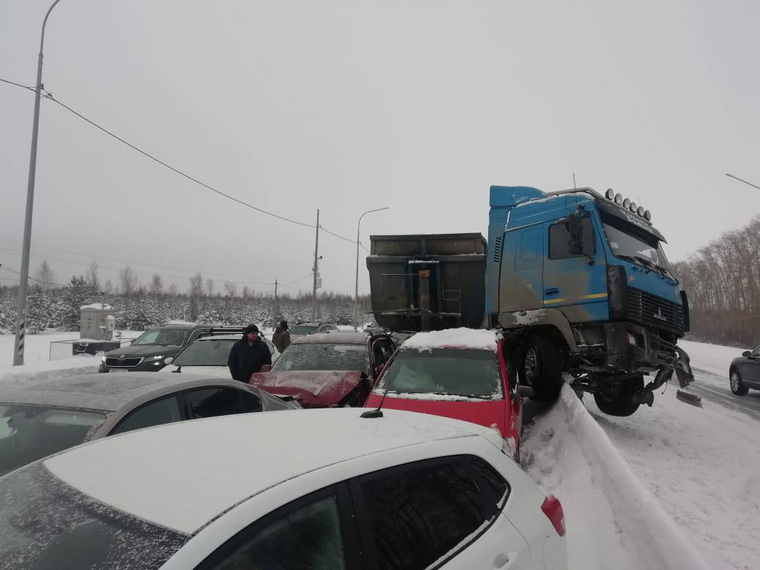В результате аварии никто не пострадал