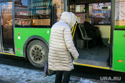 Виды города. Тюмень, транспорт, автобус, общественный транспорт