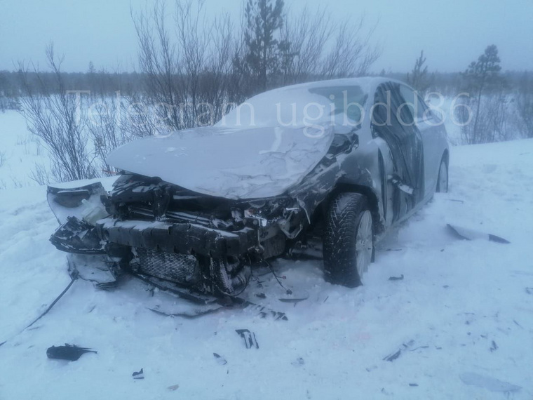 На 81 километре трассы Лянтор — Нижнесортымский в Сургутском районе из-за столкновения ВАЗ и Volkswagen пострадали четыре человека