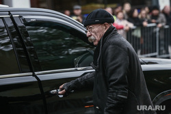 Прибытие гостей на церемонию прощания с режиссером Театра «Ленком» Марком Захаровым. Москва, розенбаум александр