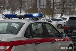 Снегопад в городе. Пермь, мигалки, происшествие, полиция, росгвардия