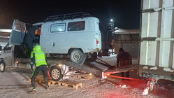 Помимо прочего, российским бойцам отправили машину УАЗ СГР «Буханка»