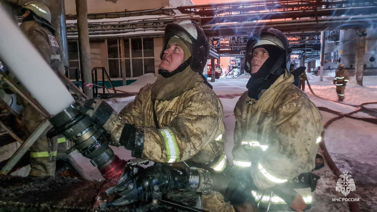 Пожар на заводе «Сибур-Химпром» произошел во время ремонтных работ