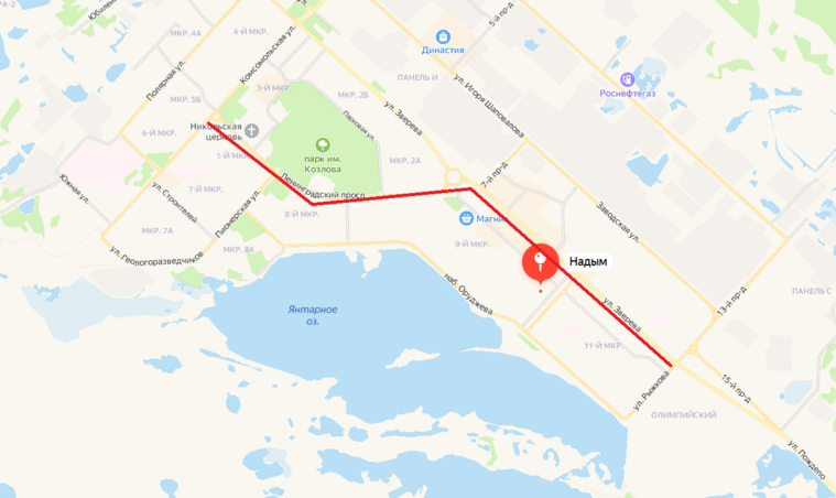 В Надыме 19 января ограничат автомобильное движение из-за крестного хода