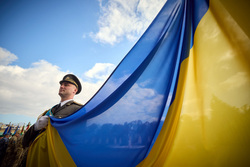 Официальный сайт президента Украины.stock Москва, караул, украина, флаг, почетный, военный, stock