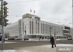 Виды города. Пермь, правительство пермского края, здание администрации губернатора пермского края