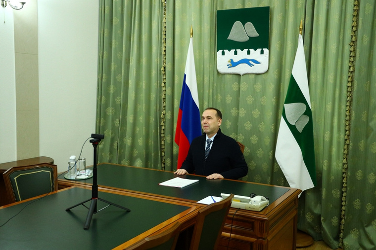 Шумков пообщался с семьей из подшефного Краснодона по видеосвязи