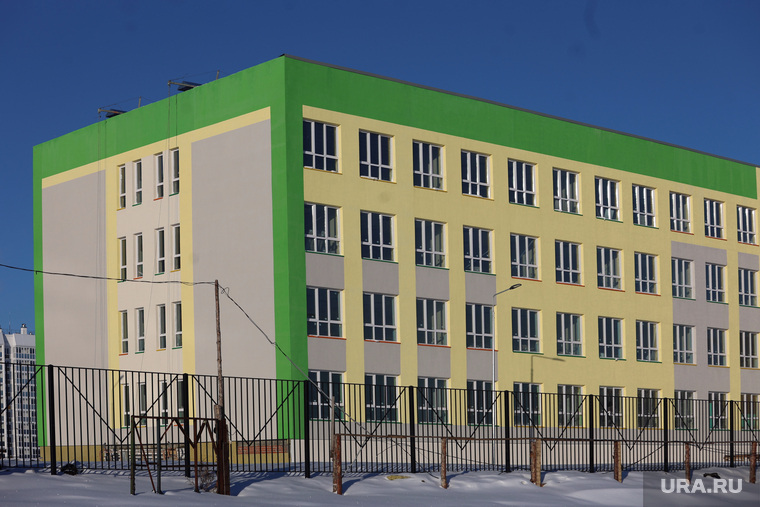 Строительство школы в Заозерном. Курган