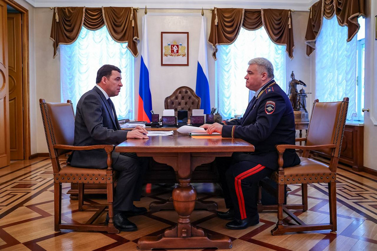 Евгений Куйвашев и Михаил Черников