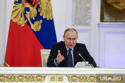 Владимир Путин на Госсовете в Кремле. Москва, путин владимир