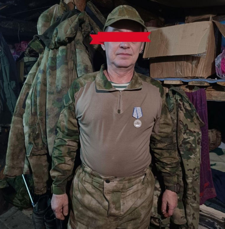 Боец из Тарко-Сале с позывным «Балу» получил медаль «За Отвагу»