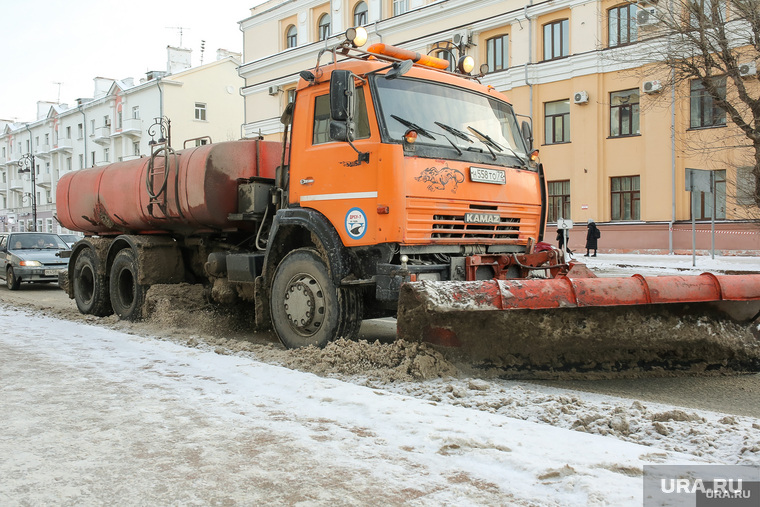 Уборка снега. Тюмень