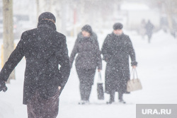 Снег в городе. Нижневартовск, снег, непогода, метель, снегопад