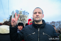 Митинг против передачи Курил Японии. Москва, удальцов сергей