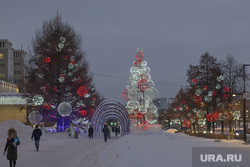 Новогоднее украшение города. Пермь, огни перми