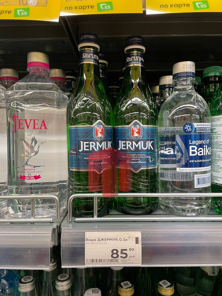 Минеральная вода продается в пермских магазинах