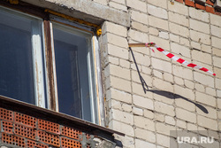 Обрушение дома на Харьковской, 52а. Работа спасателей. Тюмень, аварийный дом