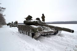 Вооруженные силы Украины. stock, зима, танк, всу, stock