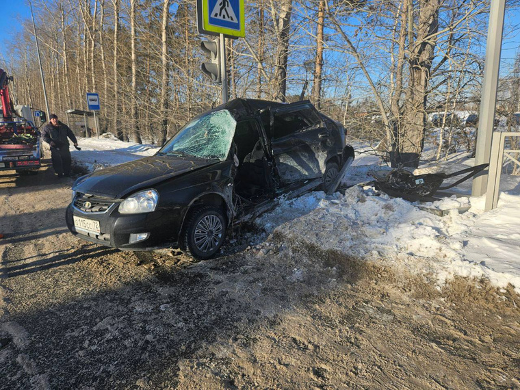 Последствия ДТП на улице Республики, 291