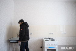 Виды Новоуральска, Свердловская область, новостройки, новая квартира, электроплита, чистовая отделка, кухня