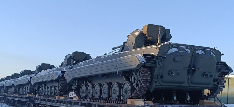 Алтайское предприятие РМЗ отправило на фронт партию модернизированных БМП-1 АМ «Басурманин» после капремонта