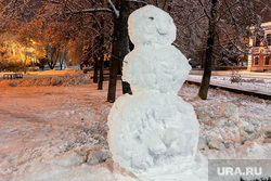 Снеговик. Челябинск, снеговик, зима, погода, мороз