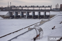 Город. Курган, набережная, зима, дамба, тобол зимой, обустройство набережной