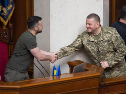 Залужный и Зеленский. stock, зеленский владимир, залужный валерий, stock
