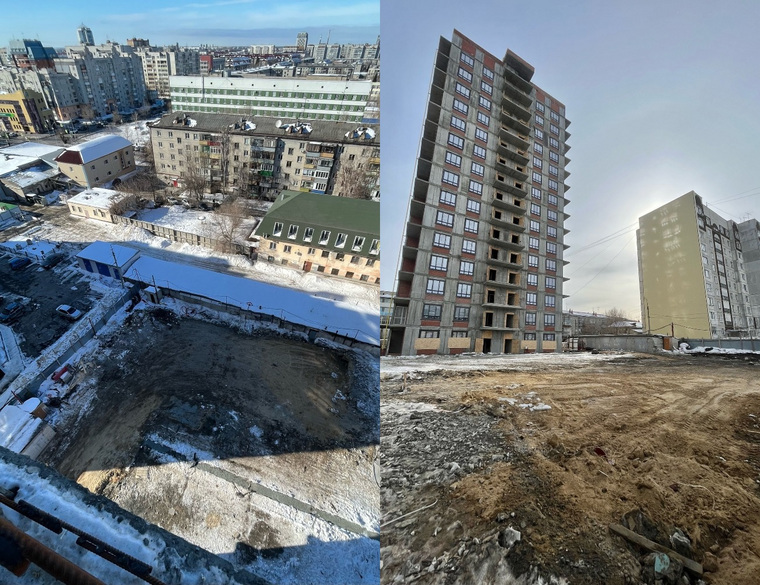 В Кургане расчистили площадку под строительство трехэтажного паркинга