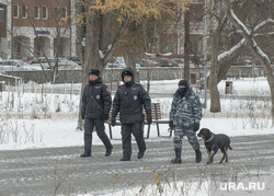Виды города. Пермь, полиция, полиция патруль ппс, кинолог с собакой