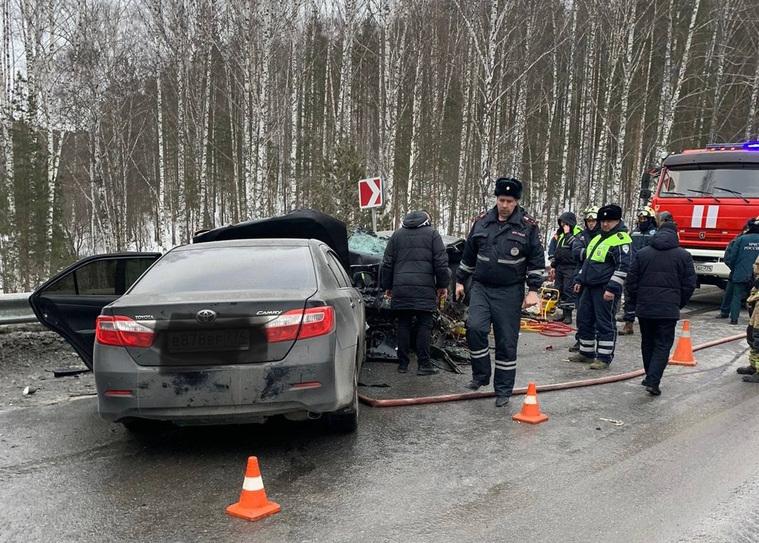 Авария произошла 9 марта днем на дороге Миасс-Златоуст