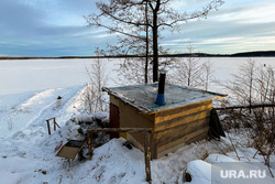 Озеро Большой Кисегач и рыбалка. Челябинск, баня, зима, озеро, природа, рыбацкий домик