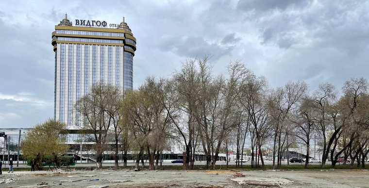 Новый ЖК появится на перекрестке проспекта Ленина и улицы Артиллерийской, на месте бывшего кафе «Ной»