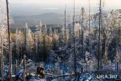 Район карьера "Шемур". Свердловская область, Североуральск, зима, зимний лес, природа урала, горная местность, горы, экология