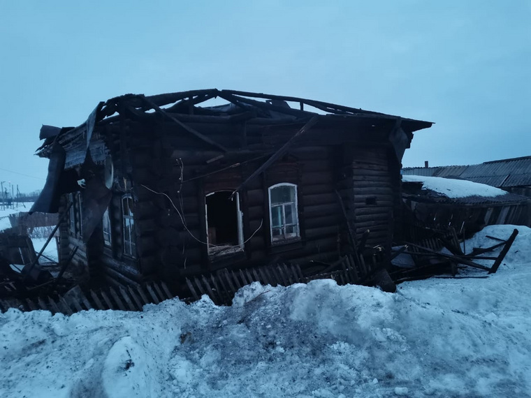 В Юргамышском округе на пожаре погибла 64-летняя пенсионерка