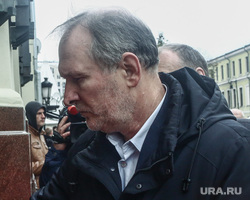 Прибытие гостей на церемонию прощания с режиссером Театра «Ленком» Марком Захаровым. Москва, добронравов федор