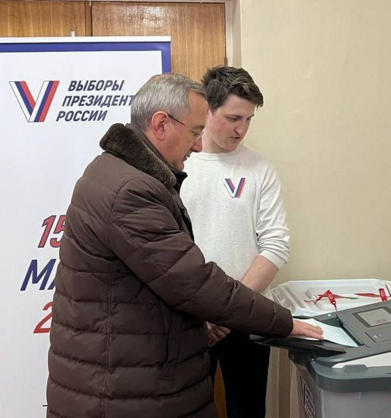 Владислав Шапша рассказал, что проголосовал на выборах президента России