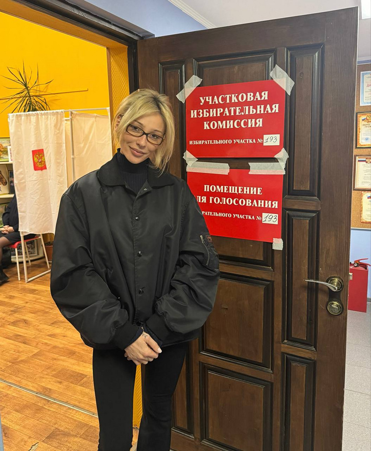 Анастасия Ивлеева проголосовала на выборах президента