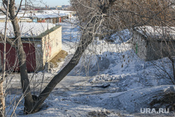 Выездное заседание совместных комиссий депутатов городской Думы по вопросам подготовки к паводку. Курган., гаражи, затапливаемая территория
