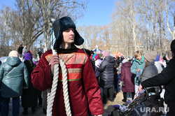 Масленица в Саду им. Миндовского. Пермь, канат, масленица, отдых, праздник, скопление людей