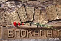 Открытие обновленного Широкореченского мемориала. Екатеринбург, гвоздики, блокада, широкореченский мемориал, цветы