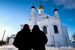 Детский дом в селе Житниковское.  Курган, храм, церковь, подростки, рпц, парни