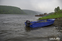 река Вишера. Пермь, моторная лодка, природа, отдых на реке, вишера, шторм на реке