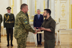 Залужный и Зеленский. stock, зеленский владимир, залужный валерий, stock