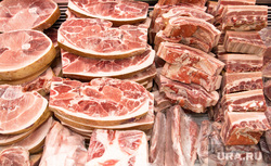 Клипарт. Санкт-Петербург, продукты, свинина, заморозка, прилавок, рынок, мясо