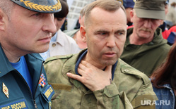 Визит главы МЧС  Александра Куренкова в микрорайон Смолино. Курган, шумков вадим, куренков александр