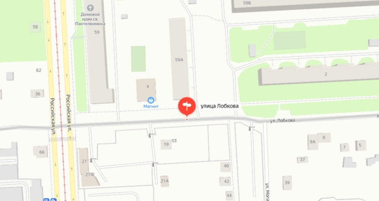 Новый жилой комплекс возведут недалеко от набережной реки Миасс на пересечении улиц Российской и Лобкова