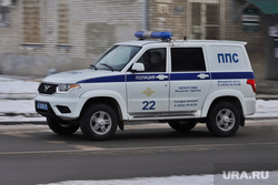 Город. Курган, зима, машина полиции, полицейская машина, ппс, полиция, патруль полиции