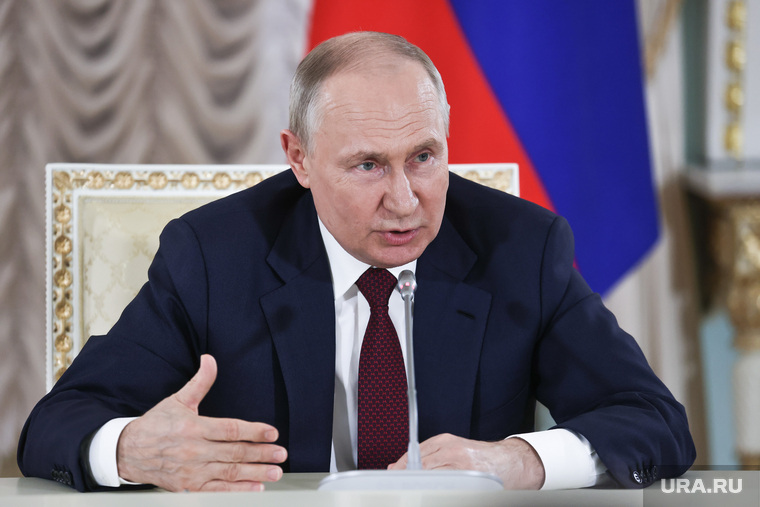 Президент России Владимир Путин на итоговой пресс-конференции саммита "Россия-Африка". Санкт-Петербург, путин владимир, топ
